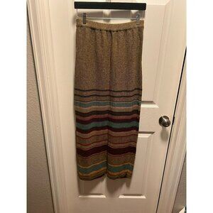 Double‎ D Ranch | Maxi Linen Blend Stripe Skirt Sz S